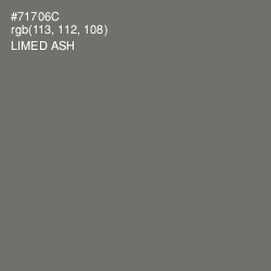 #71706C - Limed Ash Color Image